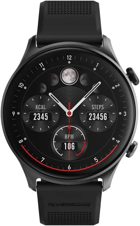 Riversong Motive 7C 1.52 Smart Watch - Black