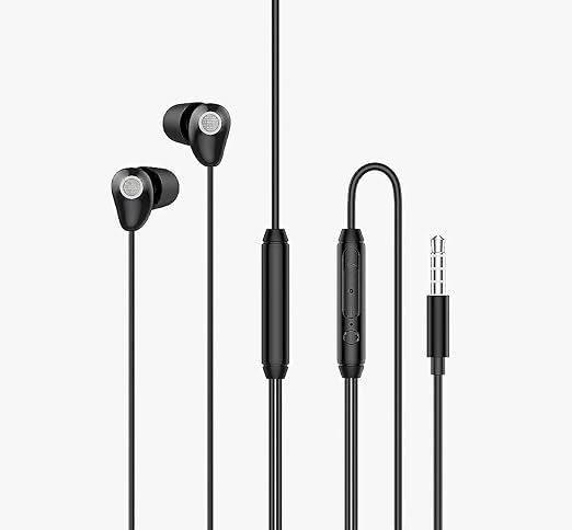 Lavvento Sleeping earphone with Mic 3.5mm