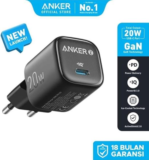 Anker Zolo Adaptor 20W، A2699L11 -Black