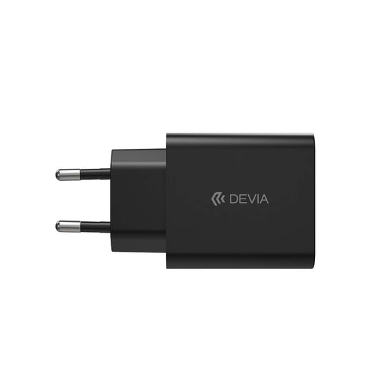 DEVIA Rocket Series Quick Charger 45W PD Set With USB-C Cable MP-72-4 - Black