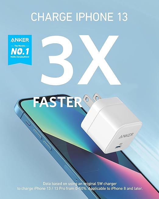 Anker PowerPort III 20W Cube - White A2149L23