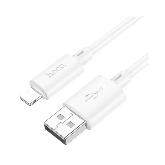 Hoco X88 USB to Lightning Charging Cable 2.4A 1M – White