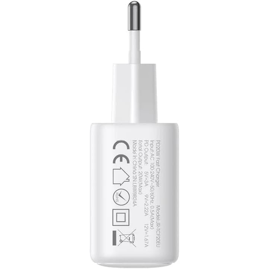 Joyroom Wall Charger JR-TCF20 USB-C PD 20W White