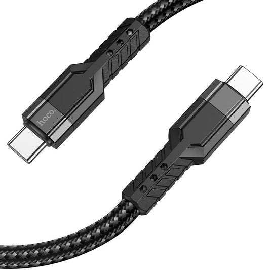 Hoco Charging Data Cable U110 Type-C To Type-C 60w 1.2m Black