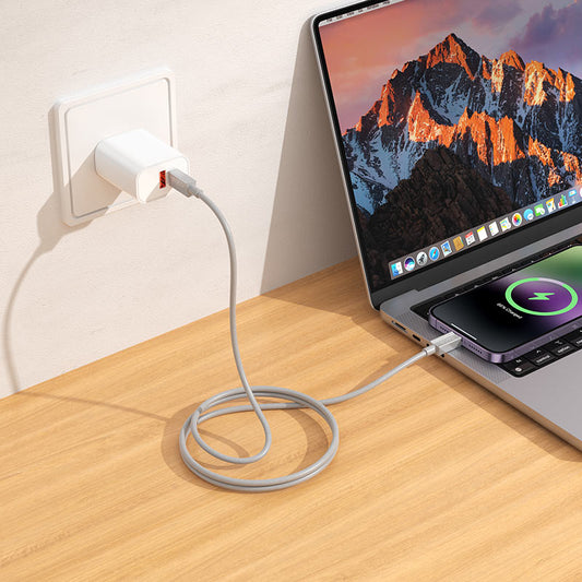 Hoco X107 USB-C to Lightning Cable 27W 1m Grey