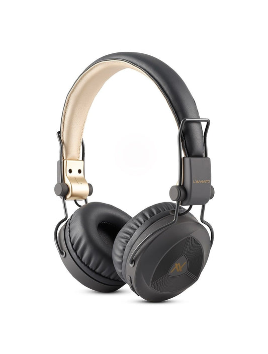 LAVVENTO (HP236) Headphone With Mic Turbo Bass Mode - Gray Gold inner