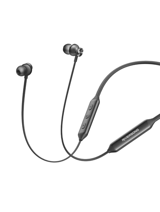 Riversong Stream L3 EA510 ENC Neckband Bluetooth Earphone - Black