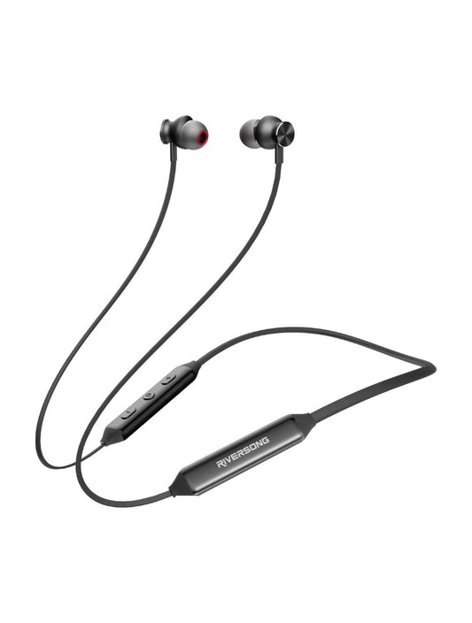 Riversong Stream L3 EA510 ENC Neckband Bluetooth Earphone - Black