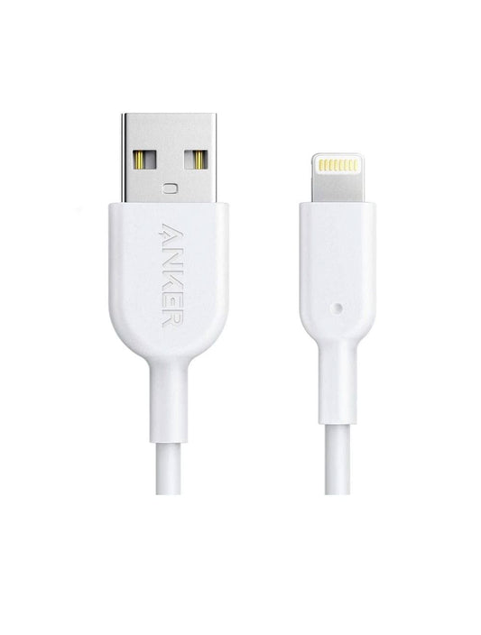 anker powerline II with lightning 3ft NEW White