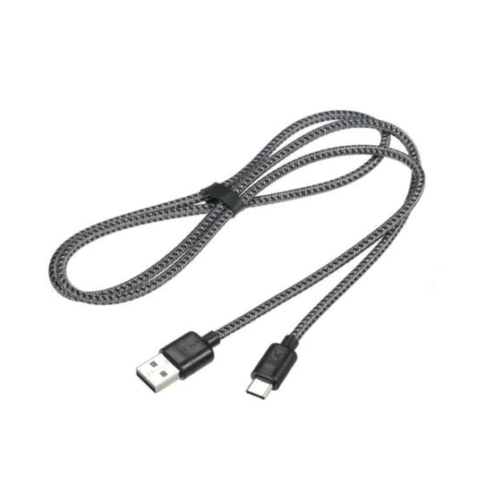 Oraimo Duraline3 OCD-C32 Braided 1Meter 3A Fast Type-C Data Cable - Black