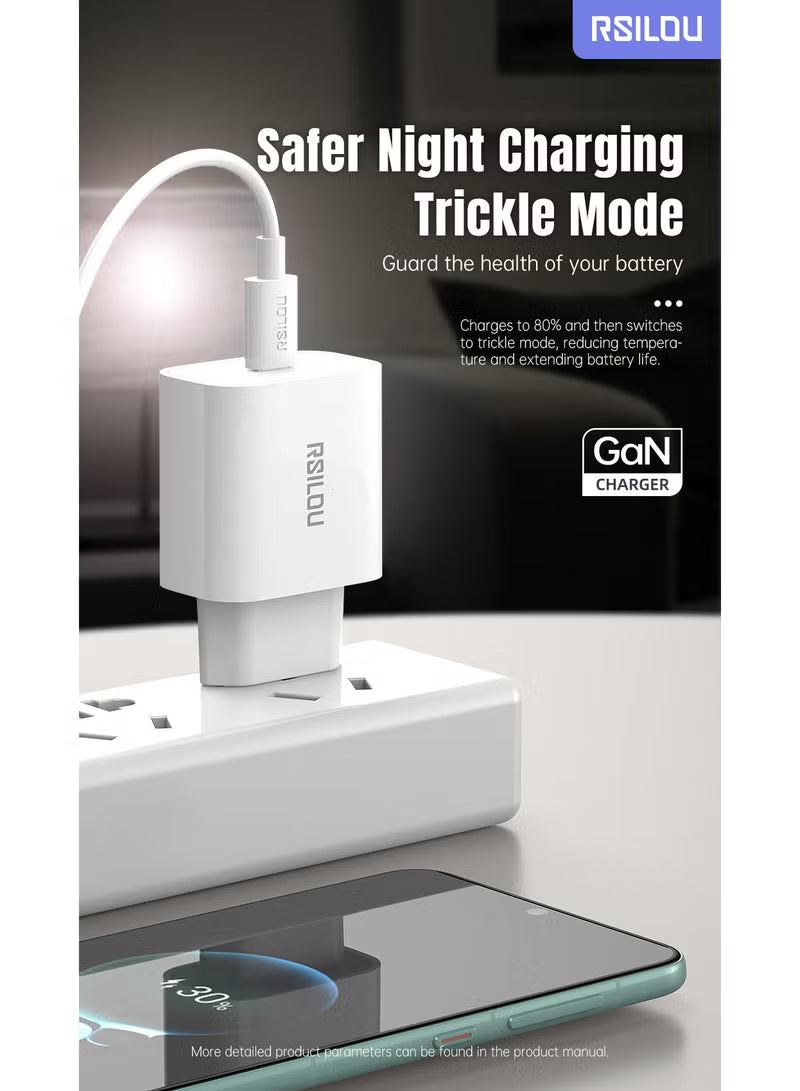 RSILOU USB-C Fast Charger Gan 20W R4232