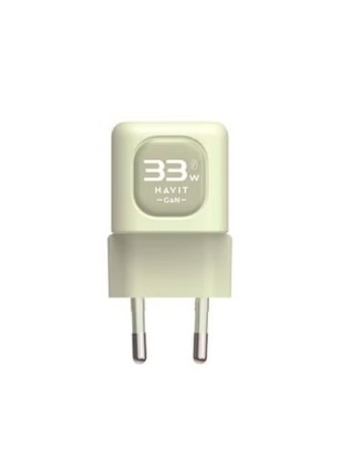 Green Mini Gan Charger 33W PD GE-Y023