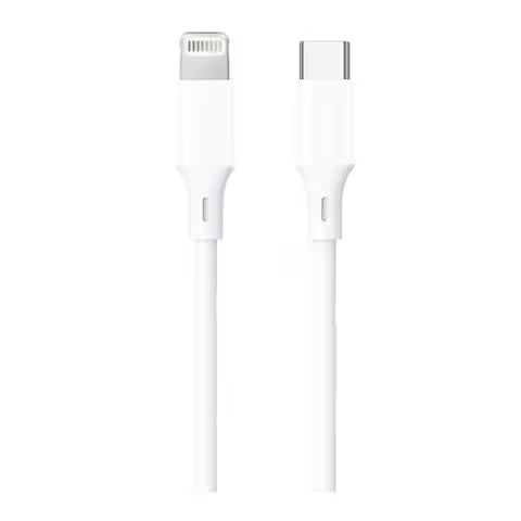 E-train USB-C to Lightning Cable 1M - White