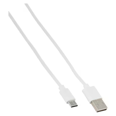 E-train USB-A to USB-C Cable 1M - White
