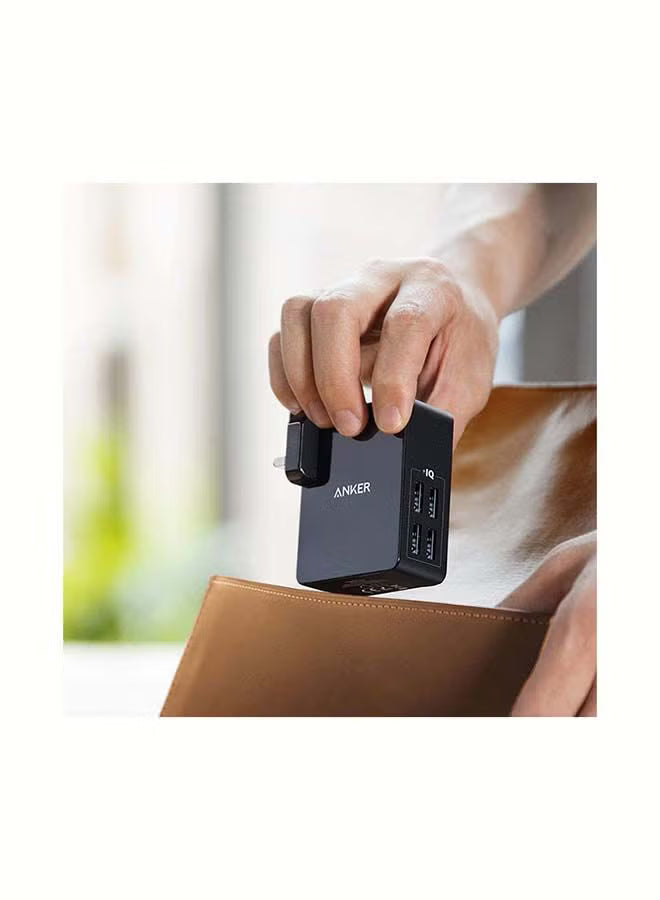 anker powerport 4 lite - Black