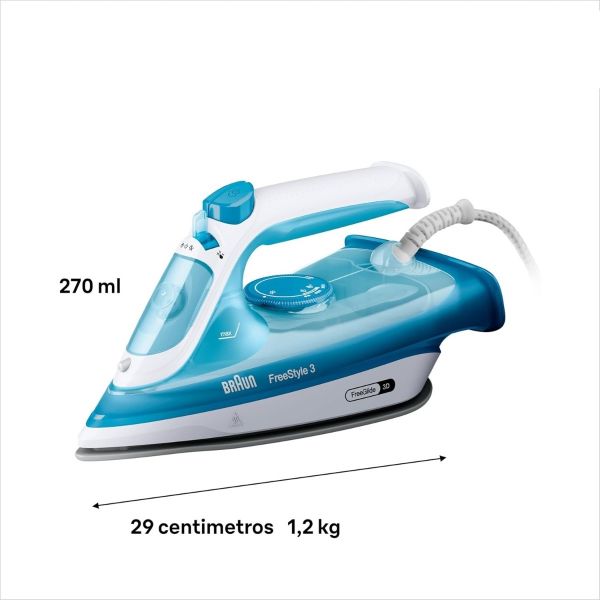 Braun Texstyle 3 Iron  2400 Watt  White/Blue- FI3144BL