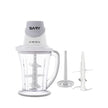 SARY Electric Chopper 2 Liter 6 Blades 500W SR-CH210035-EG - White Clear