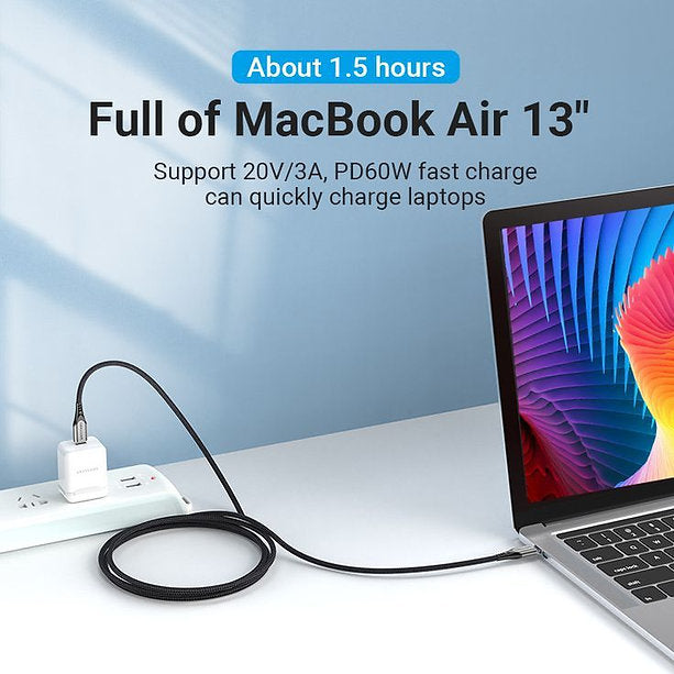 Eeun 3A USB To Type-C Data & Charging Cable 78421