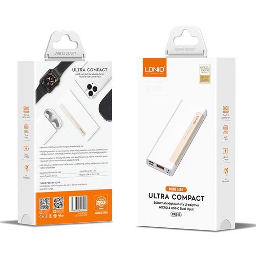 LDNIO ULTRA COMPACT POWER BANK 5000mah PR518