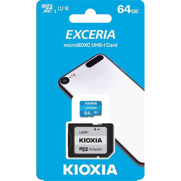 Kioxia microSD Memory Card 64GB