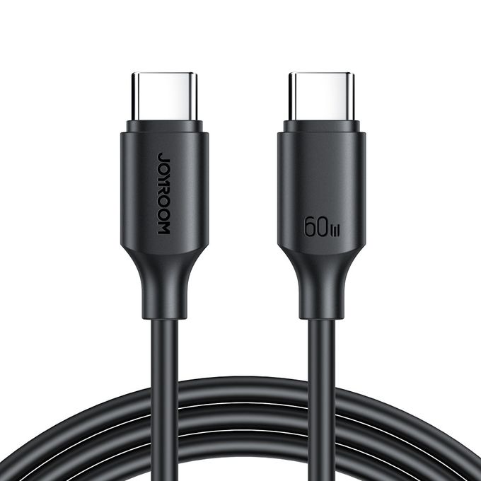 JOYROOM Cable USB-C to USB-C - 60W - 1m black