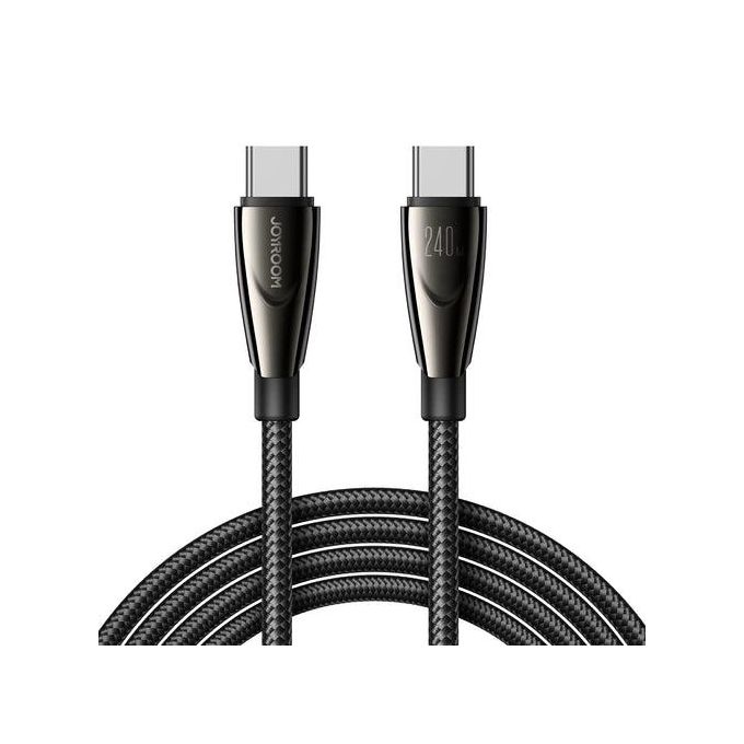 Joyroom Pioneer Series SA31-CC5 USB-C / USB-C cable 240W 1.2m - black