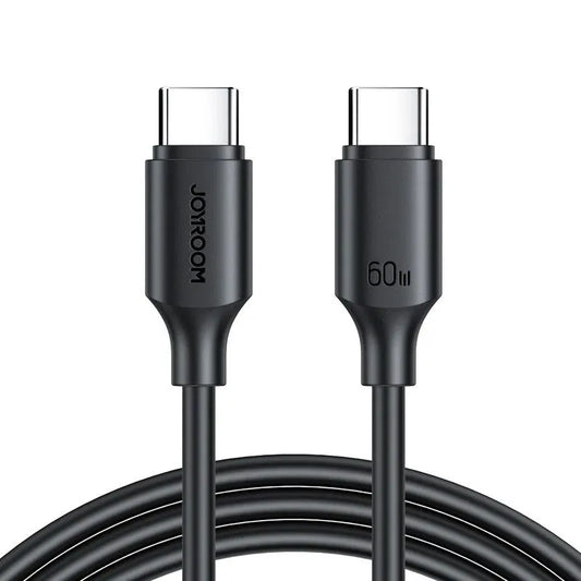 Joyroom Fast Charging Data Cable T.c To T.c 60W A9 Black