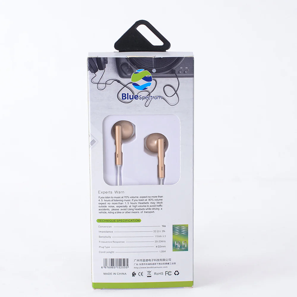 BLUE SPECTRUM EARPHONE F1