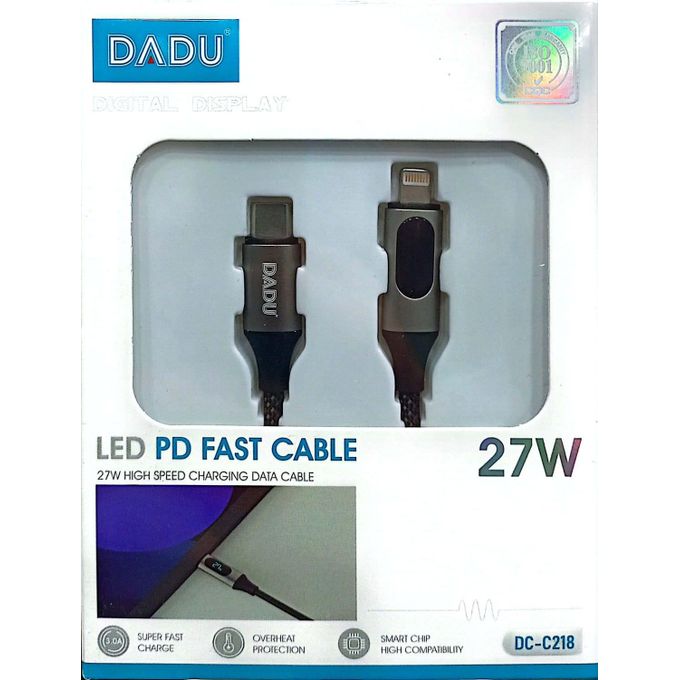 DADU PD FAST DATA CABLE Type-C to Lightning 27W DC-C211