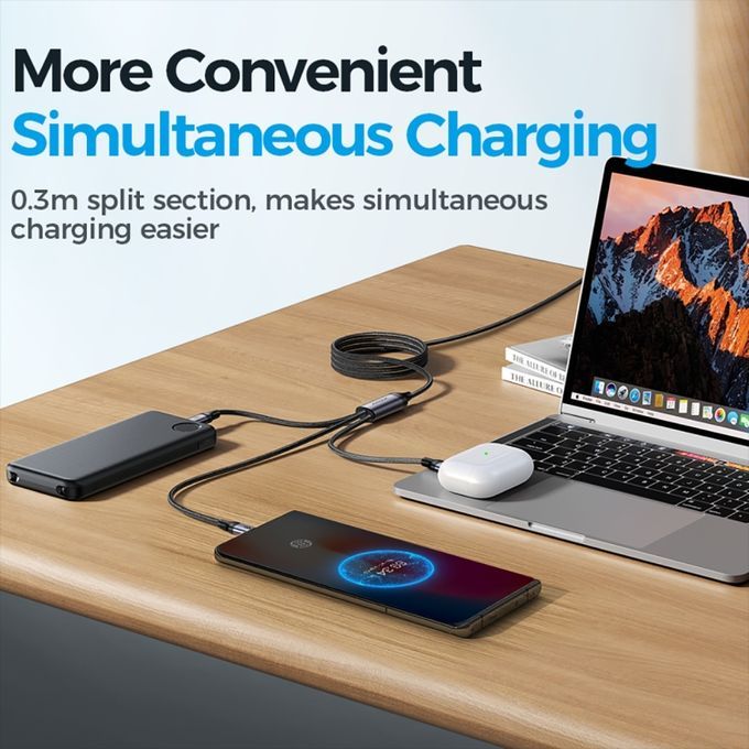 Joyroom 3-in-1 Fast Charging Cable 100w S-A21