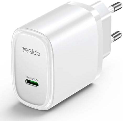 Yesido YC57 USB-C 20W  Fast Wall Charger - White