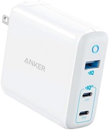 anker power port III 3-port 65W - White