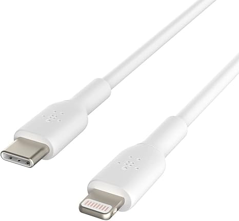 Belkin BOOSTCHARGE USB-C to Lightning Cable 1m White