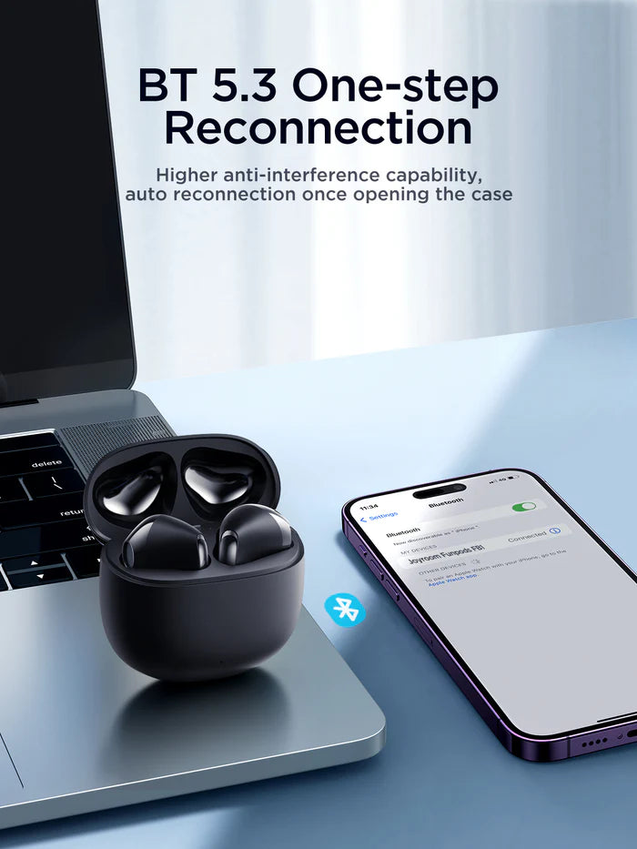 Joyroom JR-FB1 Funpods Series True Wireless Earphones - Black