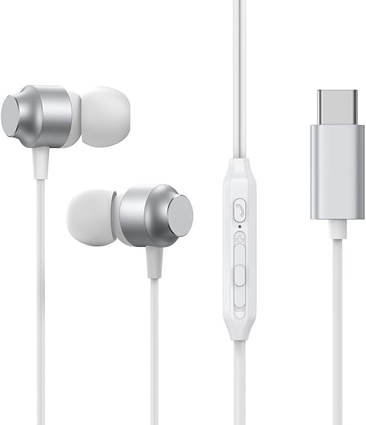 JOYROOM JR-EC06 USB-C IN-EAR HEADPHONES - SILVER