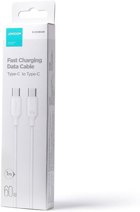 Joyroom Fast Charging Data Cable T.c To T.c 60W A9 White
