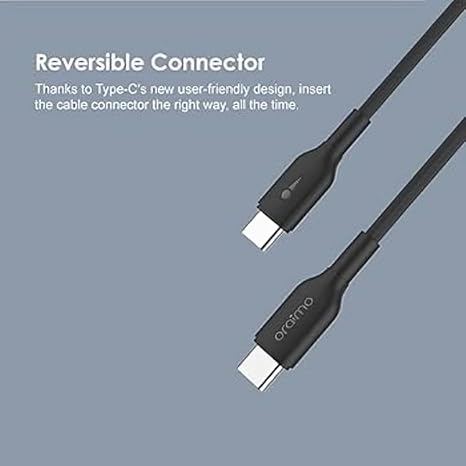 Oraimo OCD-114CC USB-C to USB-C Cable 60W 3A Fast Charging Robustline Data Cable