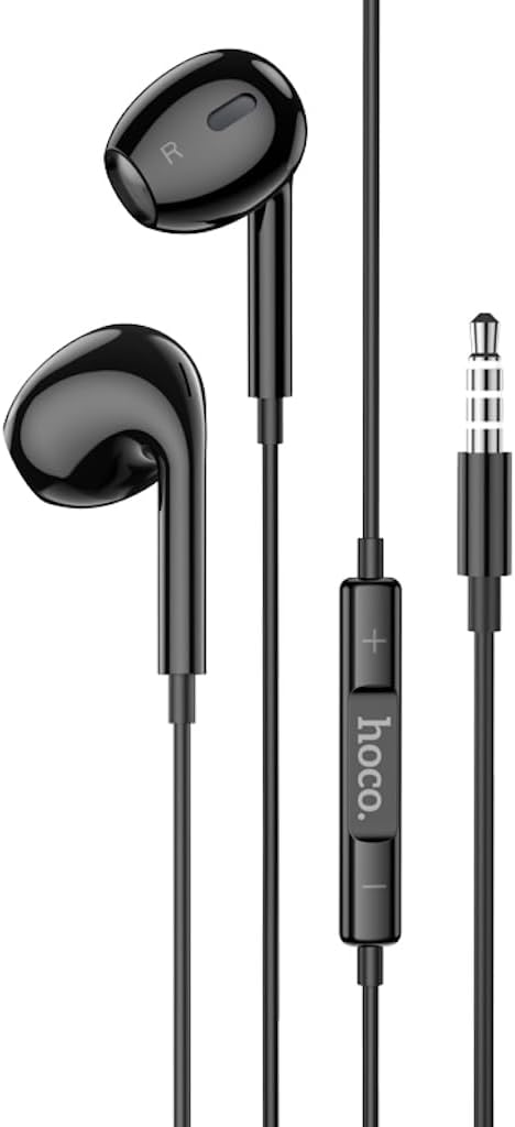HOCO M101 MAX Earphone Wired 3.5MM - 1.2M - Black