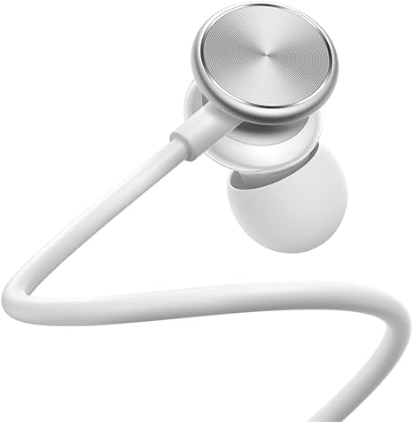 Joyroom Wired Series JR-EW03 Metal wired in-ear headphones - silver