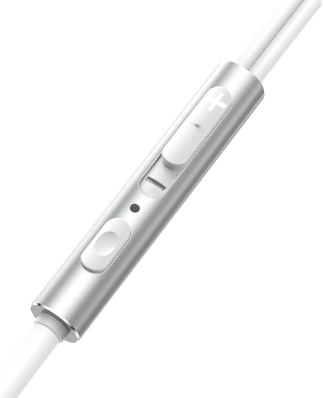 Joyroom Wired Series JR-EW03 Metal wired in-ear headphones - silver