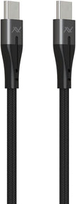 LAVVENTO (MP39B) PD Fast Charging Cable USB-C to USB-C 1M - Black