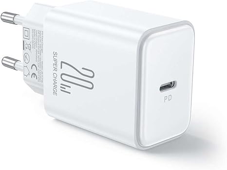 Joyroom JR-TCF06 Fast charger with USB-C 20W PD - White