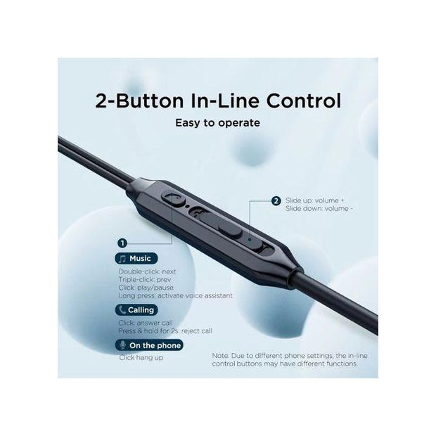 Joyroom JR-EC06 USB-C in-ear headphones - gray