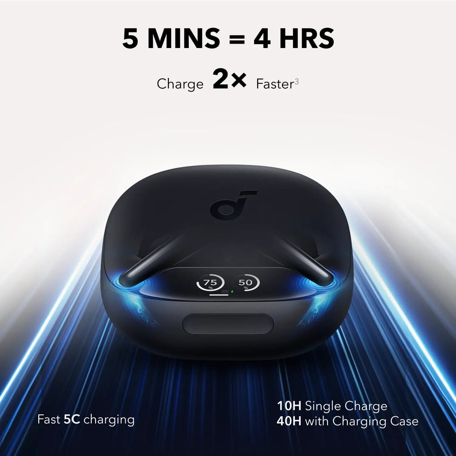 Soundcore By Anker Liberty 4 Pro Wireless Earbuds A3954H11 - Black