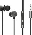 Joyroom Wired Series JR-EW03 Metal wired in-ear headphones - Black