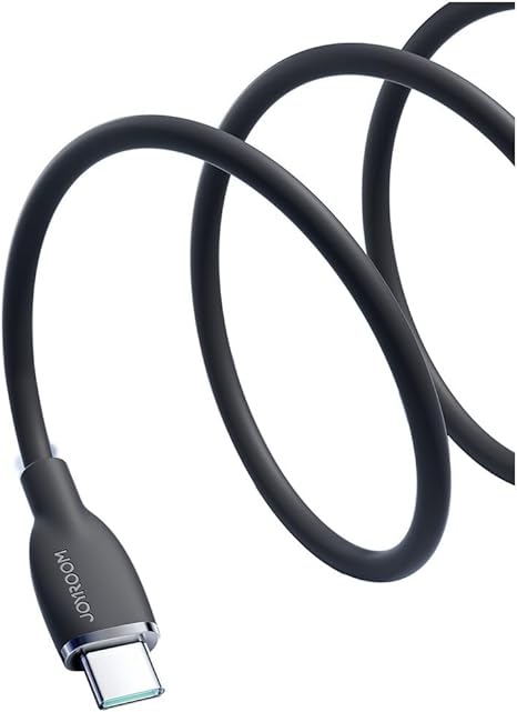 JOYROOM USB-A to USB-C Liquid Silicone Fast Charging Data Cable  SA29 - Black