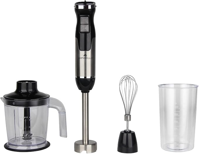 Armadillo Hand Blender Stainless Steel Body 1000