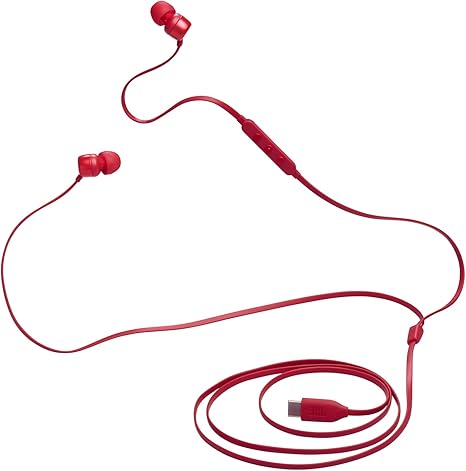 JBL Tune In-Ear Wireless Headphones Red