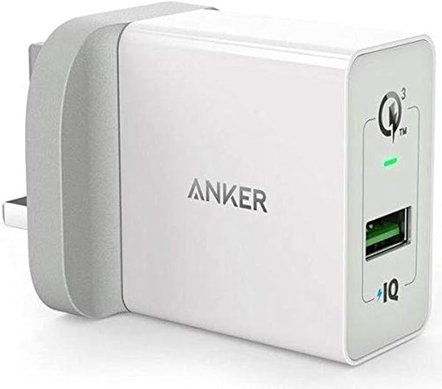 anker powerport +1 with quick charge 3.0 - White