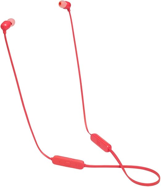JBL Tune In-Ear Wireless Headphones Red